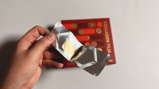 프리마인 귀족의 콜라겐, 92배 흡수율. 럭셔리 프리미엄 셀라브 콜라겐필름 30매 — 5점을 준 리뷰어가 2021년 12월 올린 사용 사진