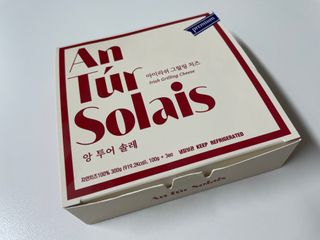 앙투어솔레 아일랜드 구워먹는 치즈 100 자연 치즈 와인안주 300g(100g x 3팩) — 3.5점을 준 리뷰어가 2022년 9월 올린 사용 사진