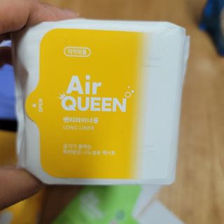 에어퀸 뉴브레스 유기농 생리대 4종 (팬티라이너 20P + 중형 10P + 대형 10P + 오버나이트 8P)_체험단 — 4점을 준 리뷰어가 2024년 5월 올린 사용 사진