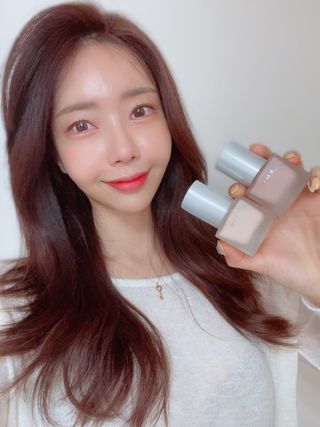 [RMK] 메이크업 베이스 + 리퀴드 파운데이션 — 4.5점을 준 리뷰어가 2021년 3월 올린 사용 사진
