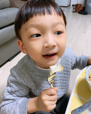 셰프애찬 단호박 백김치 1kg — 5점을 준 리뷰어가 2022년 10월 올린 사용 사진