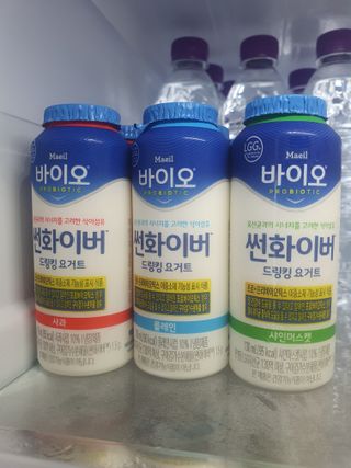 LIVE 매일바이오 썬화이버 드링킹 요거트 — 5점을 준 리뷰어가 2022년 8월 올린 사용 사진
