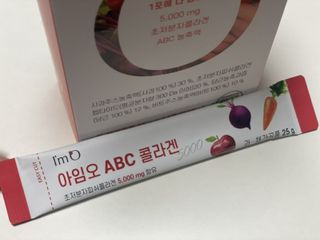 아임오 ABC 콜라겐 젤리 14포 — 5점을 준 리뷰어가 2022년 3월 올린 사용 사진