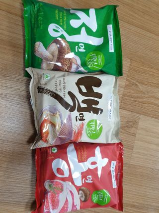 [풀무원] 자연은맛있다 정면, 백면, 홍면  세트 — 5점을 준 리뷰어가 2021년 4월 올린 사용 사진
