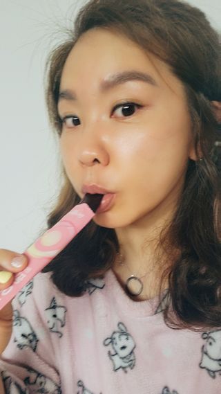 [인디닥터] 면역 생생 핑크 이뮨 젤리 — 5점을 준 리뷰어가 2022년 3월 올린 사용 사진