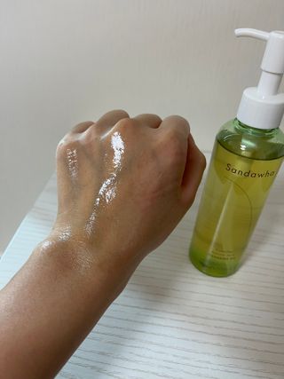 스킨큐어 산다화 순한 클렌징 동백 오일 200ml — 5점을 준 리뷰어가 2023년 4월 올린 사용 사진
