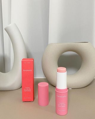 스킨큐어 산다화 카멜리아 안티 링클 멀티밤 — 5점을 준 리뷰어가 2022년 1월 올린 사용 사진