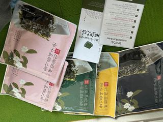 [해림맛김] 들기름에 구운 바삭바삭 김 4종 세트 + 1종 랜덤발송 총5개입 — 5점을 준 리뷰어가 2021년 2월 올린 사용 사진