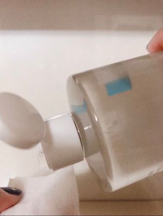 김정문알로에 큐어 큐어 알로에 워터 젤리 토너 500ml — 5점을 준 리뷰어가 2021년 4월 올린 사용 사진
