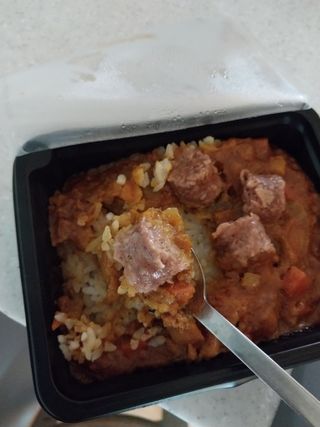 브라잇벨리 식물성 미트볼과 일본식카레의 만남, 플랜트볼 카레라이스 — 5점을 준 리뷰어가 2022년 9월 올린 사용 사진