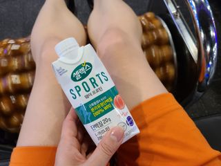 셀렉스스포츠 셀렉스 스포츠 웨이 프로틴 복숭아_ 330ml x 12팩 — 5점을 준 리뷰어가 2021년 3월 올린 사용 사진