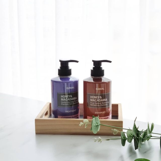 [KUNDAL 공식] 프리미엄 헤어 케어 스페셜 세트 샴푸 500ml &amp; 트리트먼트 500ml 리뷰 사진