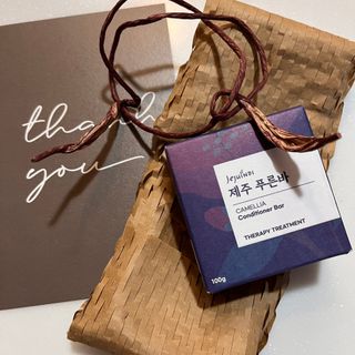 제주인디 제주 푸른바 카멜리아 컨디셔너 — 4점을 준 리뷰어가 2022년 1월 올린 사용 사진