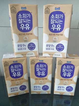 소화가 잘되는 우유 국산 5곡 미숫가루 — 4점을 준 리뷰어가 2021년 9월 올린 사용 사진
