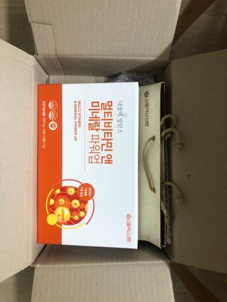 서울약사신협_내몸애발란스멀티비타민앤미네랄파워업_800mg x 90정 — 5점을 준 리뷰어가 2021년 5월 올린 사용 사진