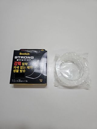 3M 스카치 초강력 클리어겔 실리콘 아크릴 양면테이프 30mmx3m 1개 — 5점을 준 리뷰어가 2025년 7월 올린 사용 사진