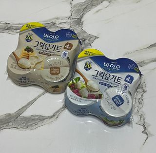 매일바이오 그릭요거트 오리지널 플레인 4개, 로스터리 커피믹스 4개 — 5점을 준 리뷰어가 2021년 12월 올린 사용 사진
