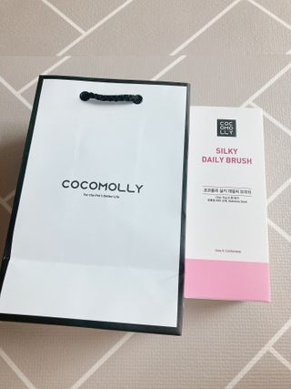 코코몰리 실키 데일리 원터치 브러쉬 — 5점을 준 리뷰어가 2021년 3월 올린 사용 사진