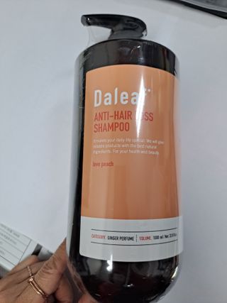 달리프 진저 베러 퍼퓸 탈모 완화 샴푸 1000ml 향 3종 — 5점을 준 리뷰어가 2021년 3월 올린 사용 사진
