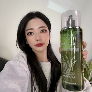 프리 [닥터문] 프리미엄 알로에베라 시카 수딩젤 1000ml — 5점을 준 리뷰어가 2025년 2월 올린 사용 사진