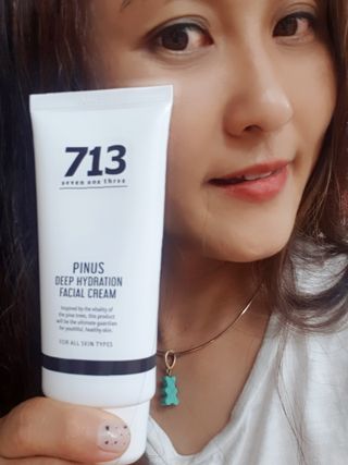 [세븐원쓰리 713] 내 본연의 피부회복 피누스 소나무보습크림 — 5점을 준 리뷰어가 2021년 10월 올린 사용 사진