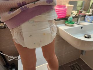 쿠잉 에어드라이  풀커버 팬티기저귀 (L/XL/XXL/XXXL) 1팩 — 5점을 준 리뷰어가 2022년 12월 올린 사용 사진