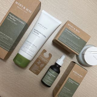 마리엔메이 센서티브 수딩 젤 크림 + 어성초 티트리 추출물 세럼 + 어성초 티트리 모공 클렌징 폼 — 3점을 준 리뷰어가 2021년 8월 올린 사용 사진