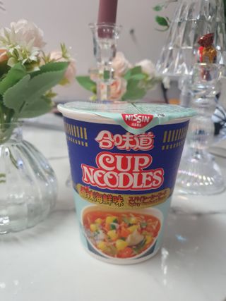 NISSIN 닛신 컵누들  4종 - 씨푸드오리지날, 씨푸드 스파이시, 씨푸드 커리, 씨푸드 XO소스 — 5점을 준 리뷰어가 2022년 11월 올린 사용 사진