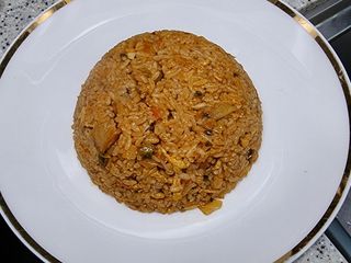 [푸딩팩토리] 요잇조잇 닭갈비 닭가슴살/김치 닭가슴살 곤약볶음밥 2종 (김치볶음밥 2개 닭갈비 볶음밥 1개) — 3점을 준 리뷰어가 2022년 7월 올린 사용 사진