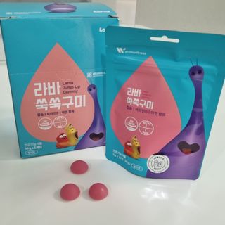 [푸름웰니스] 라바 쑥쑥구미 36g — 5점을 준 리뷰어가 2021년 12월 올린 사용 사진