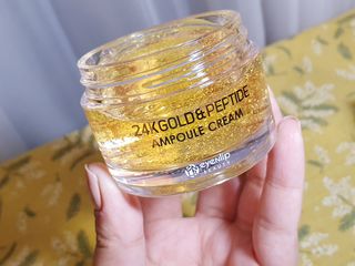 아이앤립 / EYENLIP 아이앤립 24K 골드 N 펩타이드 앰플 크림 — 5점을 준 리뷰어가 2021년 7월 올린 사용 사진
