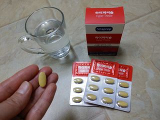 뉴트리션팩토리 비타프렙 하이퍼씨슬 밀크씨슬 900mg — 5점을 준 리뷰어가 2021년 7월 올린 사용 사진