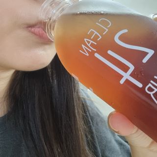 클린24시간 1BOX(5포) + 전용보틀(500ml) — 5점을 준 리뷰어가 2022년 8월 올린 사용 사진