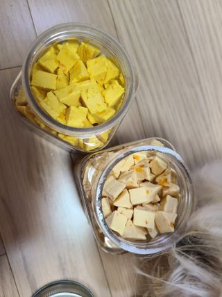 페페로니 진짜 프리바이오틱스 치즈+치즈고구마 180g+180g — 5점을 준 리뷰어가 2021년 7월 올린 사용 사진