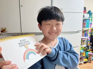 리훈 차일드라이크 워킹스마일 초등학생 스터디플래너 저학년/ 고학년 — 5점을 준 리뷰어가 2023년 2월 올린 사용 사진