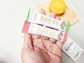 아이비웰니스 빵순이 효소 키위맛 7포 + 석류맛 7포 (총 14포, 2주분) — 5점을 준 리뷰어가 2022년 10월 올린 사용 사진