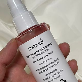 썸헤어 / SUMHAIR 썸헤어 실키 테라피 헤어 에센스 — 5점을 준 리뷰어가 2021년 4월 올린 사용 사진