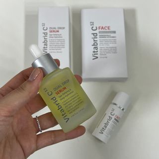 Free [비타브리드]피부를 위한 비타민C 조합! 비타브리드C12 듀얼 드롭 세럼&페이스 브라이트닝+ — 3점을 준 리뷰어가 2023년 10월 올린 사용 사진
