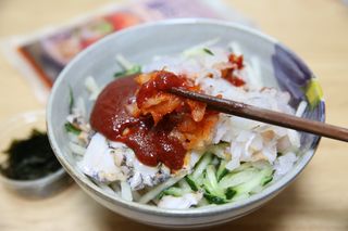 마라도푸드 최강달인 물회 맛집 38년 전통 백년가게 포항 마라도회식당 — 5점을 준 리뷰어가 2023년 5월 올린 사용 사진