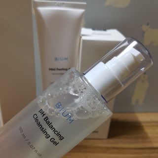 화이트리 비움 약산성 클렌징젤 ,마일드 필링젤 세트 — 4점을 준 리뷰어가 2021년 1월 올린 사용 사진