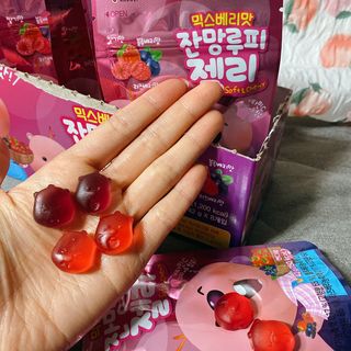 [팔도] 잔망루피젤리 믹스베리맛 42g 8개 — 4점을 준 리뷰어가 2022년 1월 올린 사용 사진