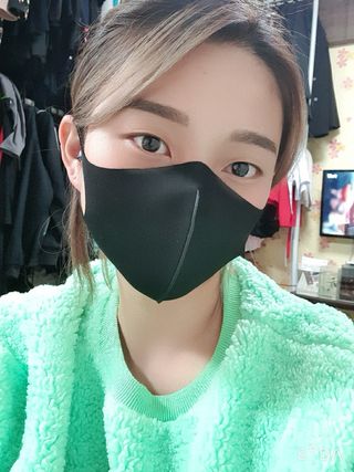 [에이블밤부] 리퓨어 쿠퍼 마스크 10color — 5점을 준 리뷰어가 2021년 1월 올린 사용 사진