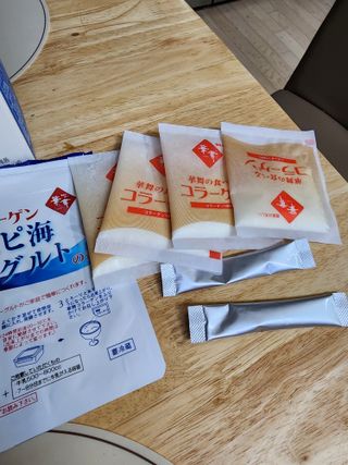 하나마이 [BEST 판매율 1위] 카스피해 유산균 종균_발효기가 필요없이 간편하게 만들어 먹는 요거트 생유산균 — 4점을 준 리뷰어가 2023년 3월 올린 사용 사진
