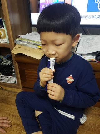 키즈텐플러스 연세 키즈텐 플러스 1개월 — 5점을 준 리뷰어가 2021년 4월 올린 사용 사진