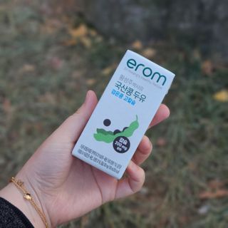 이롬 erom 황성주박사의 국산콩 두유 검은콩 고칼슘 — 5점을 준 리뷰어가 2020년 12월 올린 사용 사진
