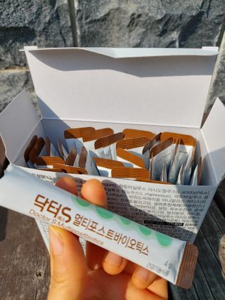 닥터s 멀티포스트바이오틱스 — 5점을 준 리뷰어가 2021년 2월 올린 사용 사진