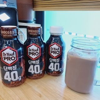 닥터유 프로 단백질 드링크 40g 초코 닥터유 프로 단백질드링크 40g 초코 — 5점을 준 리뷰어가 2024년 9월 올린 사용 사진
