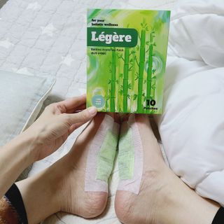 [레제르] 아로마 수액패치 발패치 10매입 - 라벤더향/유칼립투스향/대나무향 — 5점을 준 리뷰어가 2022년 2월 올린 사용 사진