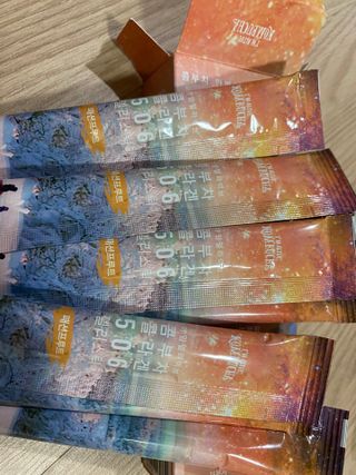엘리샤코이 아임얼라이브 콤부차 콜라겐 506 스틱젤리 패션프루트 — 5점을 준 리뷰어가 2021년 7월 올린 사용 사진