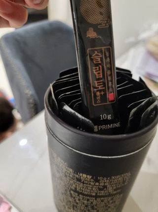 프리마인 자체 기업부설 연구소에서 찾아낸 건강한 수면의 비밀.  슬립토 플러스 30포 — 5점을 준 리뷰어가 2021년 10월 올린 사용 사진